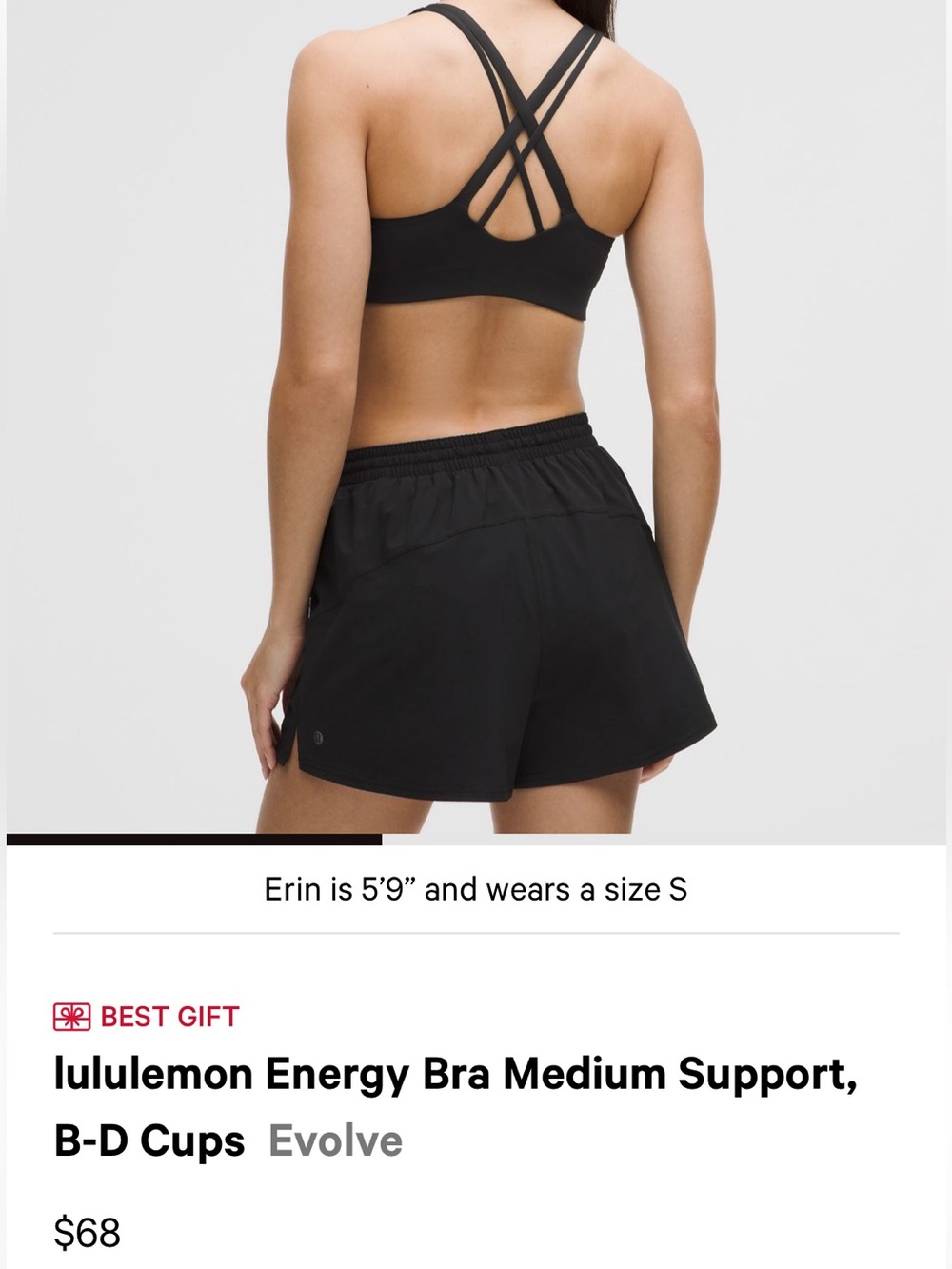 lululemon Energy Bra Evolve - Picture 2 of 6